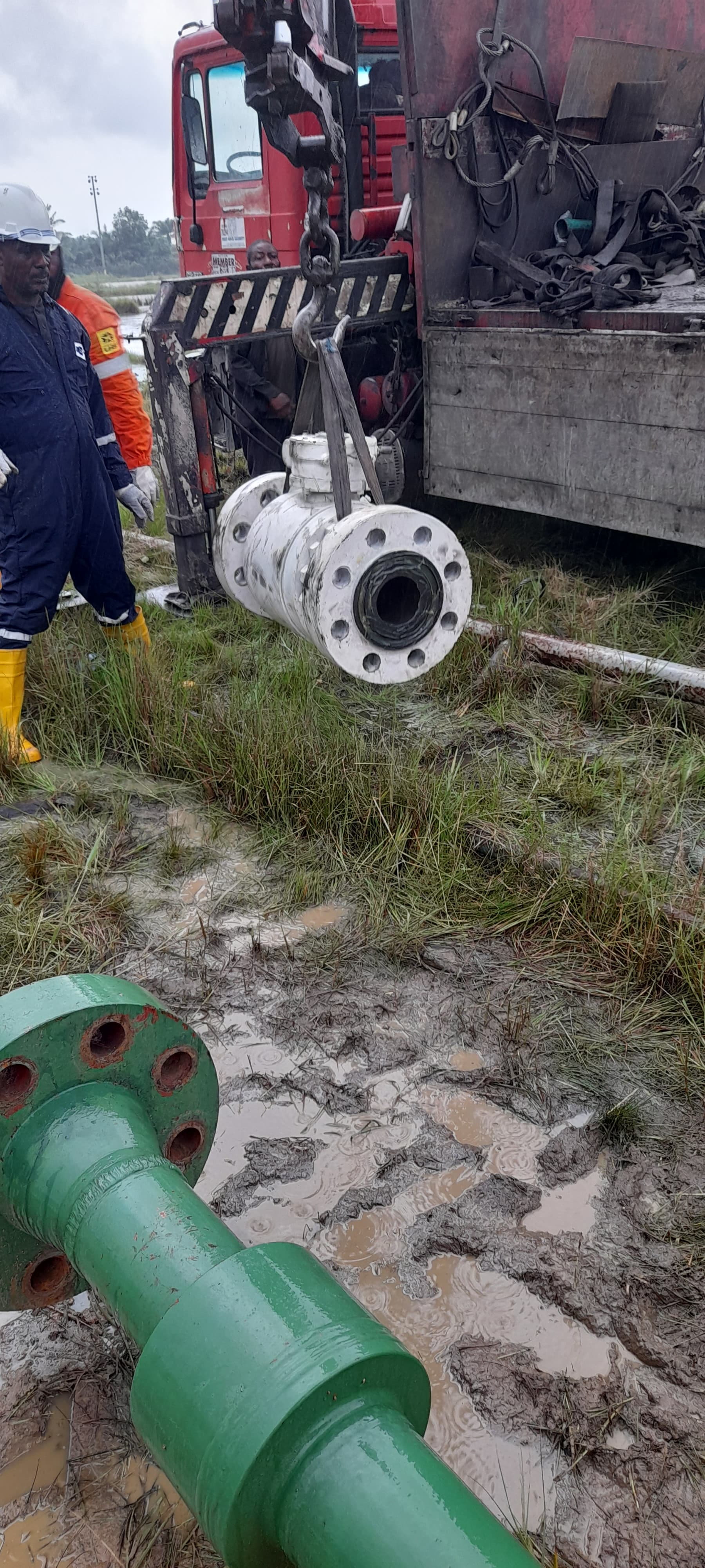 Emergency Flowline Leak Repair and Replacement of 6'' x 2500# Isolation Ball Valve for Utor – Well 32T gallery image