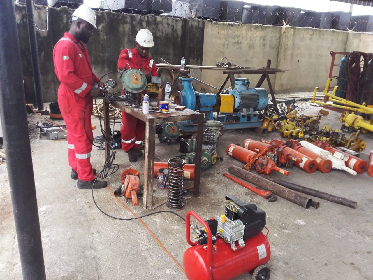 SAPELE POWER PLANT INSTALLATION, OGORODE-SAPELE.