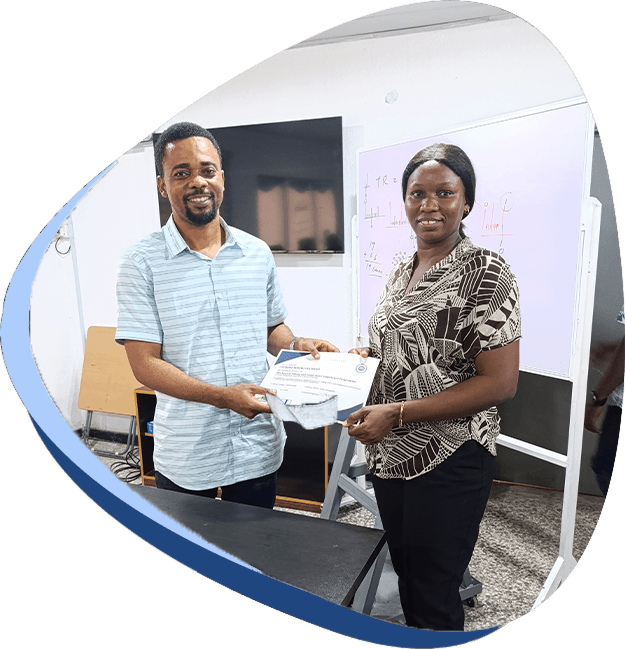 Training certificate presentation session
