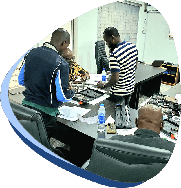 Hands-on classroom training session
